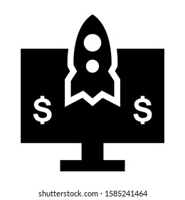 digital strategy icon isolated sign symbol vector illustration - high quality black style vector icons
