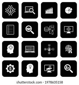 digital strategy icon set vector sign symbol