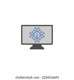 digital strategy icon set, digital strategy vector set sign symbol