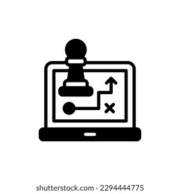 Digital Strategy icon in vector. Illustration