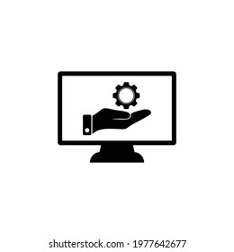 digital strategy icon vector sign symbol