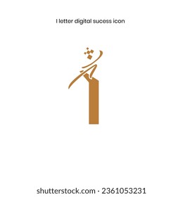 A digital success logo vector