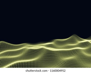 Digital surface - vector illustration