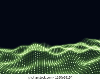 Digital surface - vector illustration