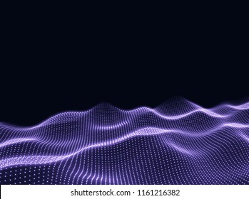 Digital surface - vector illustration