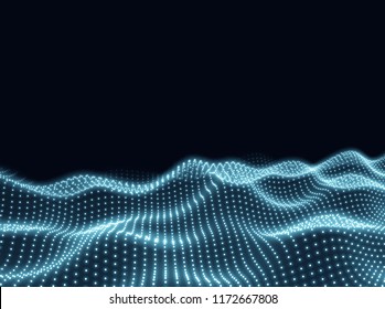 Digital surface - vector illustration