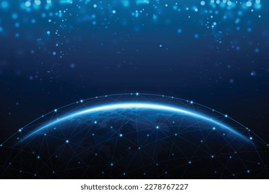 Digital system. Isolated vector illustration