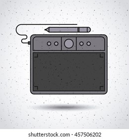 digital tablet design isolated icon design, vector illustration  graphic 