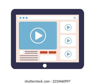 Digital Tablet Symbol. Vektorgrafik