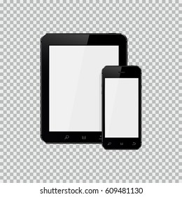 Digital tablet and mobile phone mockup