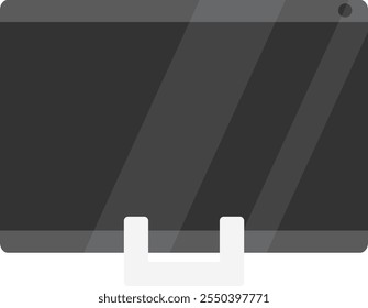 Ilustração de vetor de mesa digitalizadora no suporte