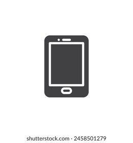 Digital tablet vector icon. filled flat sign for mobile concept and web design. Tablet device glyph icon. Portable touchscreen computer symbol, logo illustration. Vector graphics