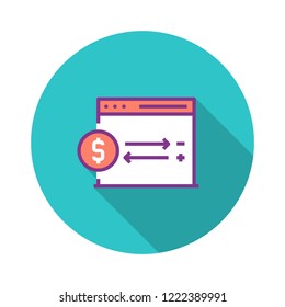 Digital Taxation Flat Icon