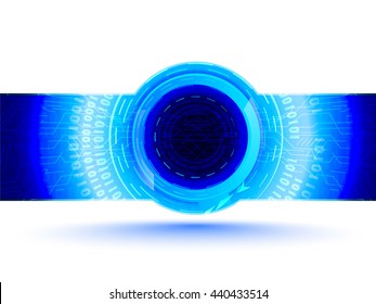 digital tech background concept isolated vector