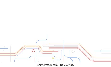 Digital tech data elements abstract background
