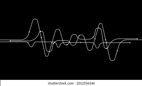 digital tech frequency sound wave