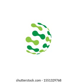 Digital Tech Globe Logo network