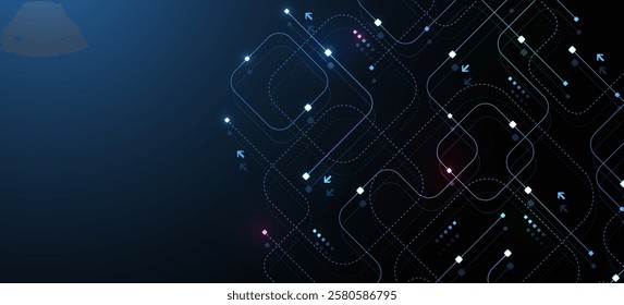 Digital tech motherboard texture design. Software coding. Technology electronic motherboard texture. Engineering and communication concept for header, web banner, website, presentation