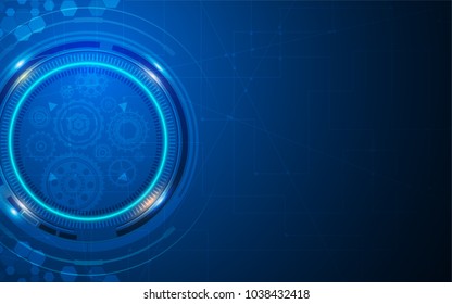 digital tech template background eps 10 vector