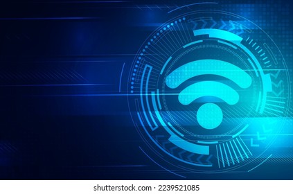 Digitale Technologie und 4G 5G 6G-Netzwerk drahtlose Wi-Fi-Verbindung, Banner, grüner blauer Hintergrund, Cyber-Zukunftsforschung, abstrakte Technologie für den Zugriff auf große Datennetze, Vektorgrafik