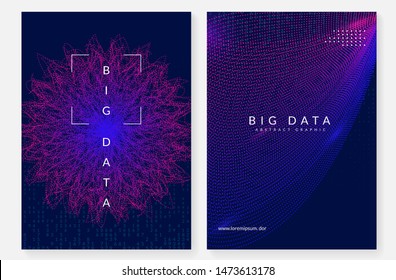 Digital technology abstract background. Artificial intelligence, deep learning and big data concept. Tech visual for network template. Vector digital technology abstract.