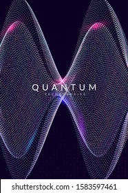 Digital technology abstract background. Artificial intelligence, deep learning and big data concept. Tech visual for cloud template. Partical digital technology abstract.