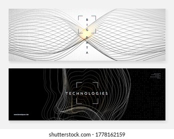 Digital technology abstract background. Artificial intelligence, deep learning and big data concept. Tech visual for science template. Futuristic digital technology abstract.