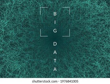 Digital technology abstract background. Artificial intelligence, deep learning and big data concept. Tech visual for network template. Neural digital technology abstract.
