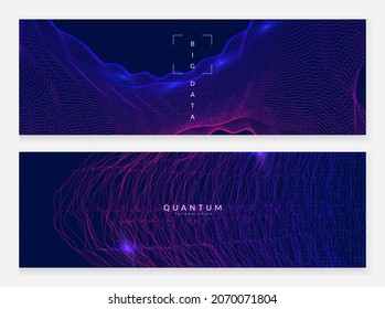 Digital technology abstract background. Artificial intelligence, deep learning and big data concept. Tech visual for information template. Modern digital technology abstract.