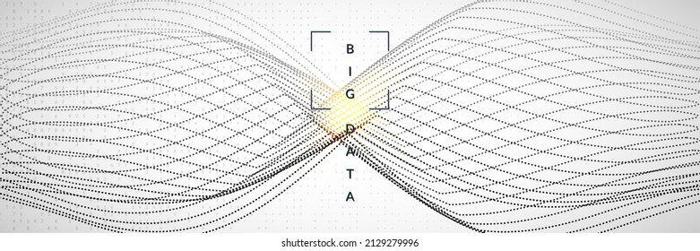 Digital technology abstract background. Artificial intelligence, deep learning and big data concept. Tech visual for energy template. Vector digital technology abstract.