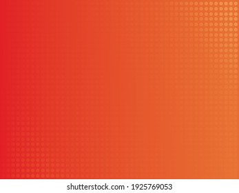 Fondo abstracto de tecnología digital, puntos, patrón geométrico, diseño naranja para ciencia, tecnología o medicina, fondo