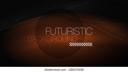 Fondo abstracto de tecnología digital - diseño geométrico neón. Resumen de líneas brillantes. Fondo del vector tecno colorido. Forma futurista.