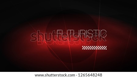 Digital technology abstract background - neon geometric design. Abstract glowing lines. Colorful techno vector background. Futuristic shape.