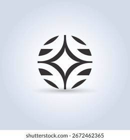 Digital technology abstract business logo design template