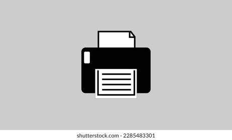 digital technology abstract design photocopy printer machine vector illustration background.
