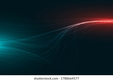 digital technology abstract light streaks background design