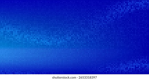 fundo de tecnologia digital com padrão de pixel azul abstrato. fundo do vetor da ciência moderna.