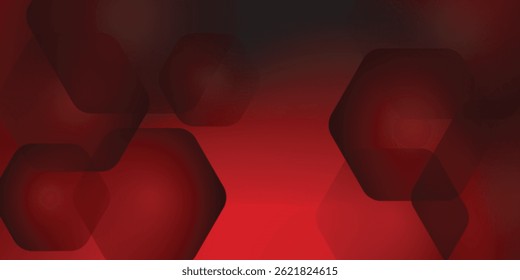 Digital technology background. Abstract hexagons background with lines and dots. Design for science, medicine or technology