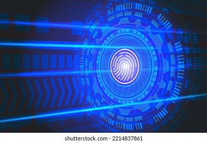 Digital technology background Abstract digital technological modern design for business, website, communication system, computer dark blue color background. Hi-tech digital technology concept
