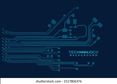 Digital technology background. Circuit board design background. Vector illustration eps 10.