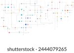 Digital technology background. Concept with technology line. Circuit board background technology