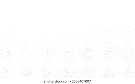 Digital technology background. Digital data dots gray pattern pixel background