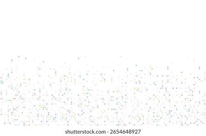 Digital technology background. Digital data dots gray pattern pixel background