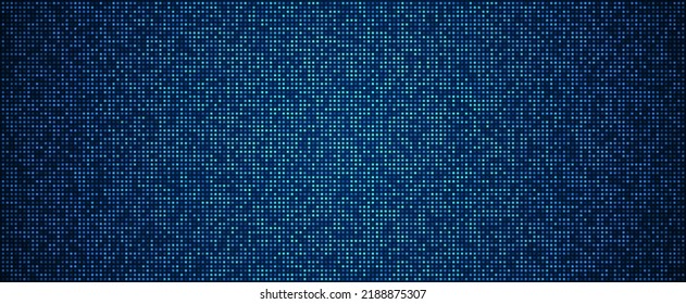 Digital technology background. Digital data square blue pattern pixel background