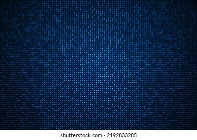 Digital technology background. Digital data square blue pattern pixel background