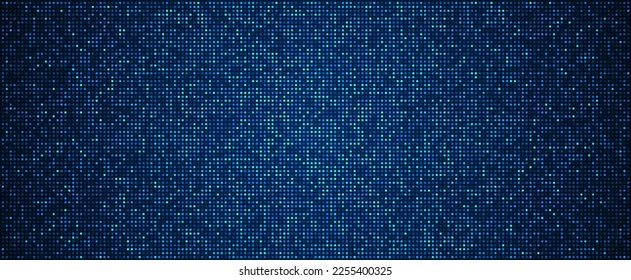 Digital technology background. Digital data square blue pattern pixel background