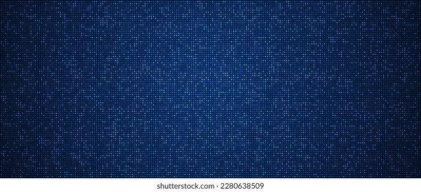 Digital technology background. Digital data square blue pattern pixel background