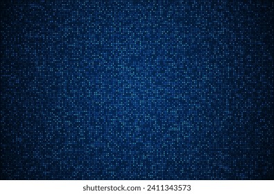 Digital technology background. Digital data square blue pattern pixel background