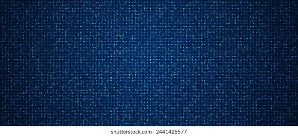 Digital technology background. Digital data square blue pattern pixel background