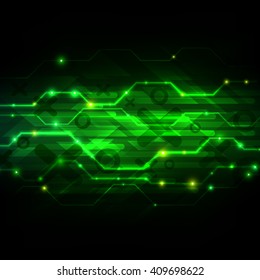 Digital technology background. Futuristic Interface. Abstract vector illustration.